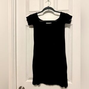 FIGHTING EEL XS black off shoulder dress